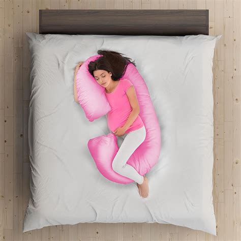 LuvLap C-Shaped Pregnancy Pillow - Full Body Maternity Support for ...