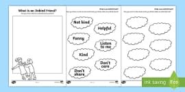What is a Good Friend? Worksheet