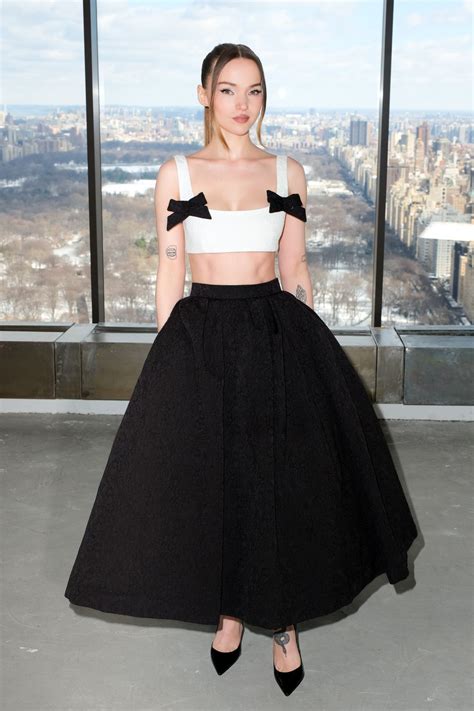 DOVE CAMERON at Carolina Herrera Fall RTW 2025 Fashion Show at NYFW in ...