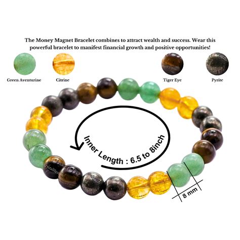 Money Magnet Bracelet - Premium Crystal Bracelets