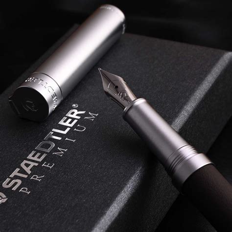 Staedtler Premium Corium Simplex Fountain Pen - Brown Leather CT – Makoba