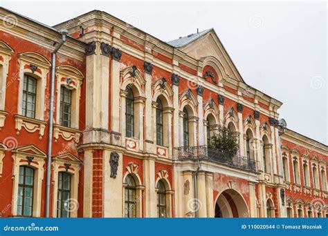 Old Red Castle in Jelgava, Latvia. Latvian Agriculture University Editorial Stock Image - Image ...