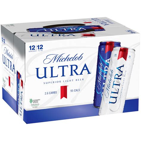 Michelob ULTRA Light Beer, 12 Pack Beer - 12 FL OZ Cans - Walmart.com