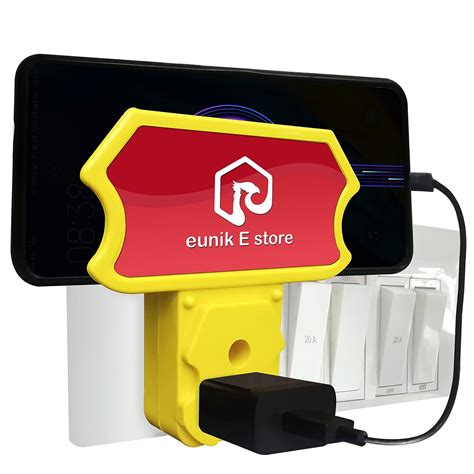 eunik E store Multipurpose Mobile Charging Holder for Wall, Easily Fit ...