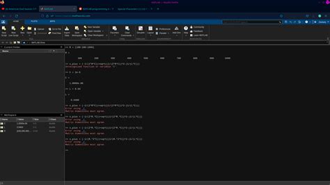 How do I use an array of numbers as a variable in an equation to get ...