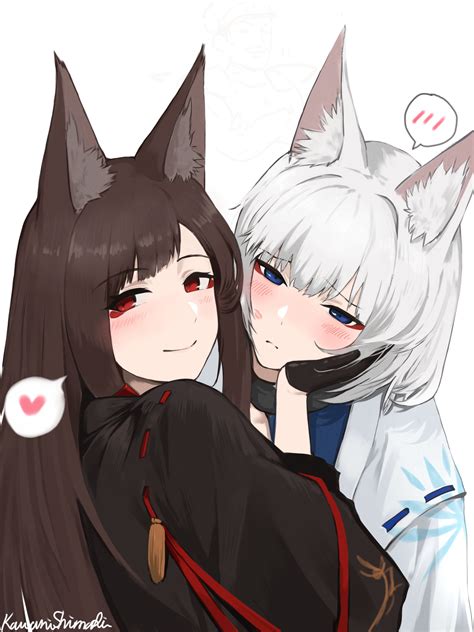 Kaga (Azur Lane) (Kaga (Bilan Hangxian)) :: Akagi (Azur Lane) (Akagi ...