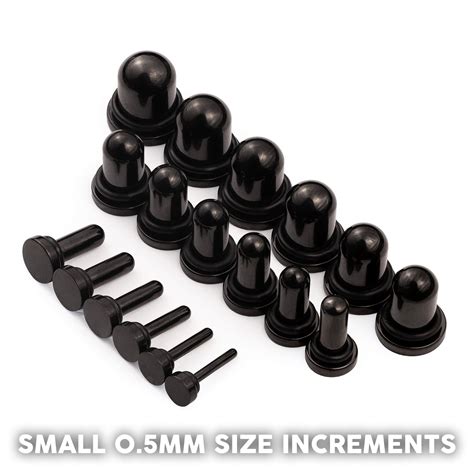 Dead Stretching Kit - Black Metal Ear Plugs / Ear Stretching Kits ...