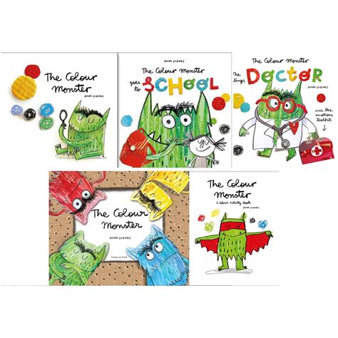 Buy Anna Llenas The Colour Monster Collection 5 Books Set (The Colour ...