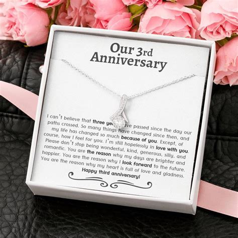 3 Year Anniversary Gift Three Year Anniversary Gift for | Etsy