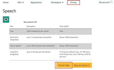 Bing Speech API Tutorial 的图像结果