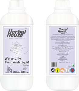 Herbal House Floor Wash Liquid with Water Lilly Extract - Non Toxic ...
