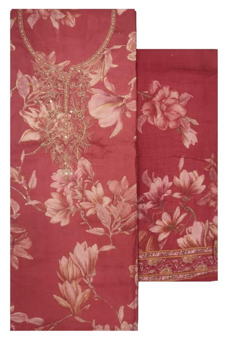 Buy Soul Essence Womens Woollen Pashmina Embroidered Salwar Suit ...