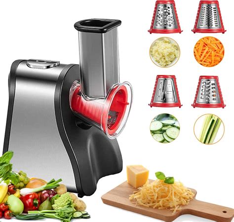 Fohere Electric Cheese Grater Salad Maker Electric Slicer Shredder Home ...