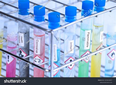 Chemical Symbol Test Tube Chemical Used Stock Photo 2235614877 ...