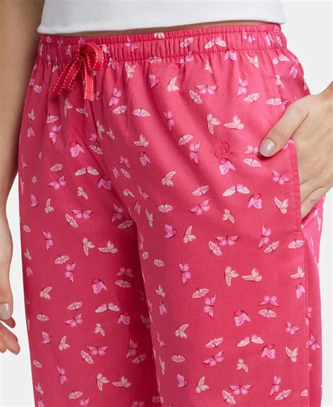 Buy Super Combed Cotton Woven Fabric Relaxed Fit Striped Pyjama with ...