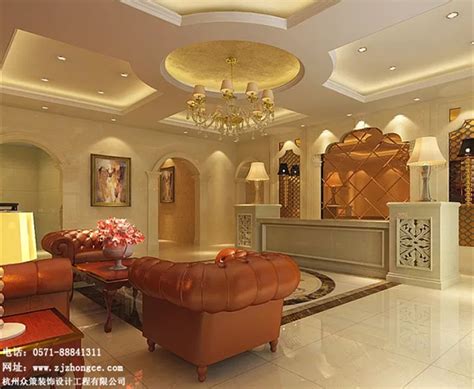 300平足浴中心装修效果图-杭州众策装饰装修公司