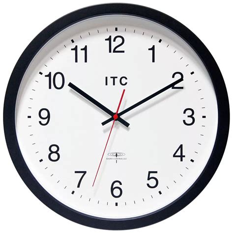 Infinity Instruments ITC Time Keeper Round Wall Clock