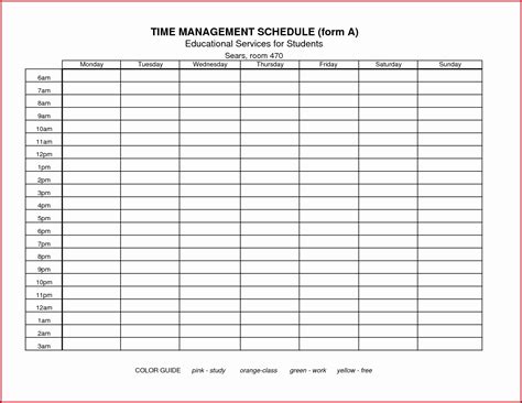 Worksheets On Time Management at Harry Brawner blog