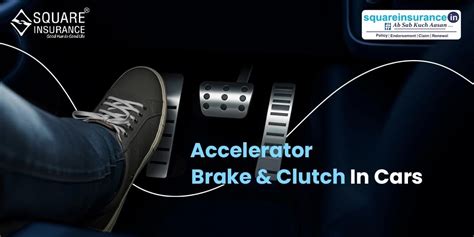 Clutch, Brake, & Accelerator in Cars