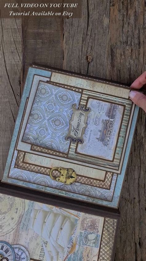 Handmade Scrapbook Album Tutorial 的图像结果