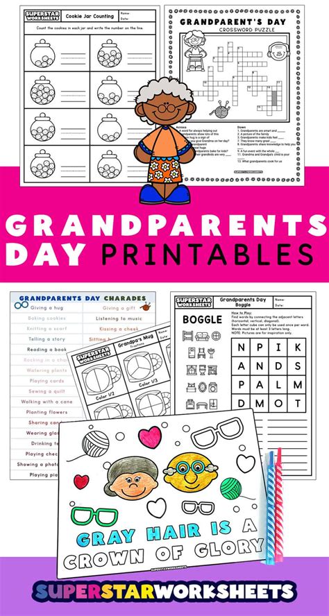 Grandparents Day Worksheets (Free Printables) - Superstar Worksheets