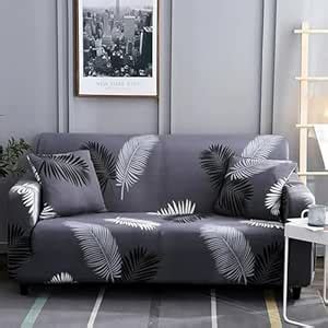 B BESTILO Sofa Cover 3 Seater Fully Covered Universal 3 Seater Sofa ...