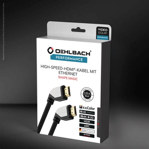 Buy OEHLBACH Shape Magic HS HDMI 7.5 Mtr Black oP | The Revolver Club