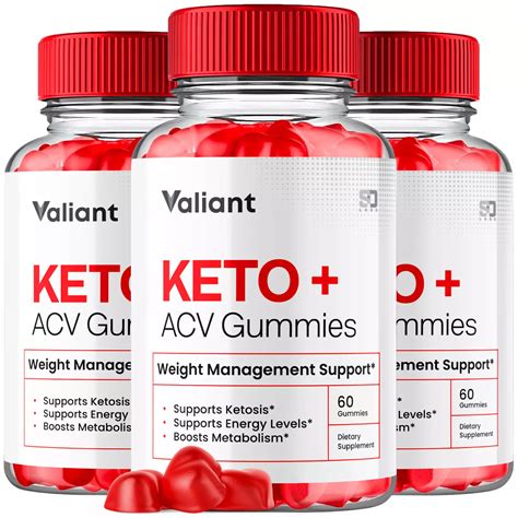 Valiant Keto ACV Gummies Advanced Weight Support 1000MG Formula (3 Pack) - Walmart.com