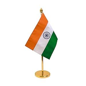 ZAHEPA India Table Flag for Office Desk