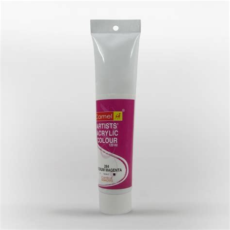 htconline.in| Camlin Artist Acrylic Colour 120ml SR2 Medium Magenta ...