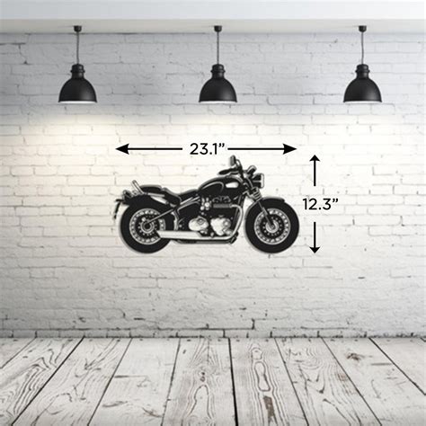 Motorcycle Metal Wall Art – oliveandgray
