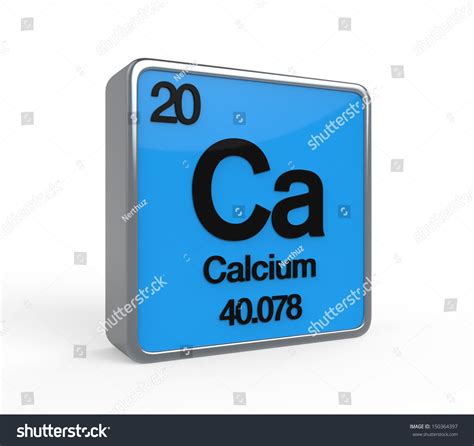 Calcium Element Periodic Table Stock Illustration 150364397