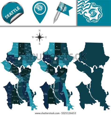 Seattle Area Map 的图像结果