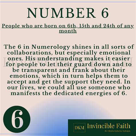 6 Number Numerology