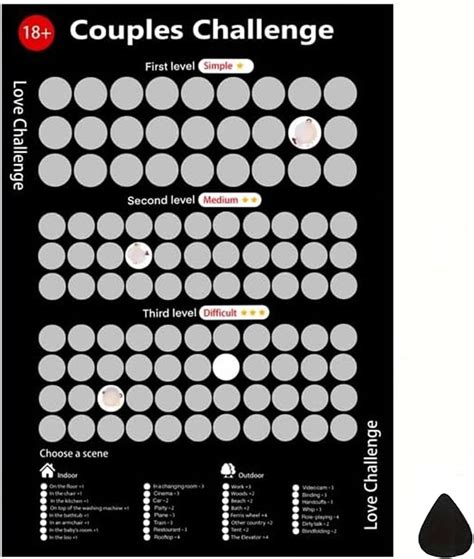 Fizzora Couples Scratch Positions Card |Adult Game| Funny Love Day ...