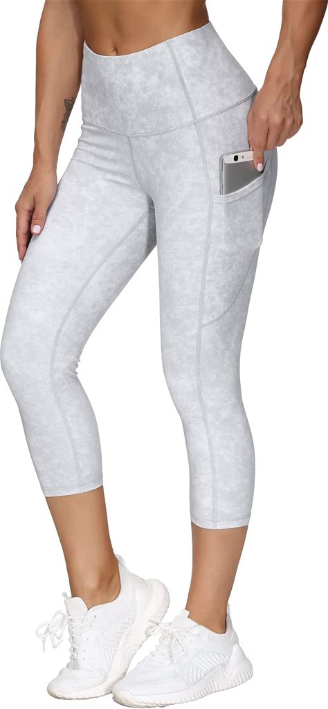 THE GYM PEOPLE Thick High Waist Yoga Pants with Pockets, Tummy Control Workout Running Yoga Leggings