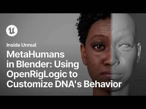 MetaHumans in Blender: Using OpenRigLogic to Customize DNA's Behavior | Inside Unreal