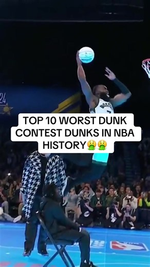 Worst NBA Dunk Contest Dunks: Top 10 Most Embarrassing Attempts