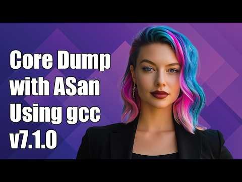 How to generate core dump when use Address Sanitizer and gcc7.1.0