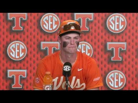 Tennessee Baseball: Josh Elander, Blake Grimmer detail 8-4 loss to Arkansas in SEC Tournament
