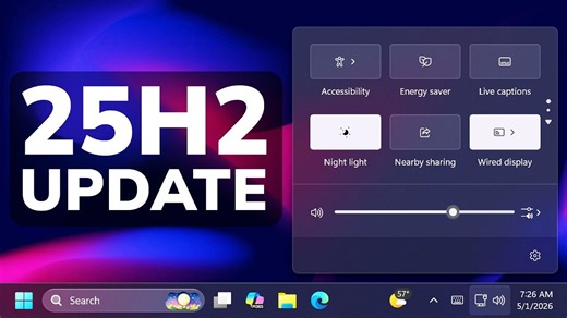 【2026春季大更新】微软今天宣布推出 Windows 11 25H2 最新正式版 Build 26200.8328 系统升级！