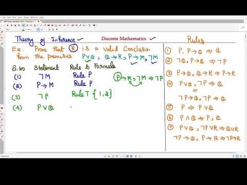 Theory of Inference Example 6