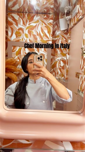Chef morning routine in Rome, Italy | Walk to work, espresso, kitchen prep ASMR