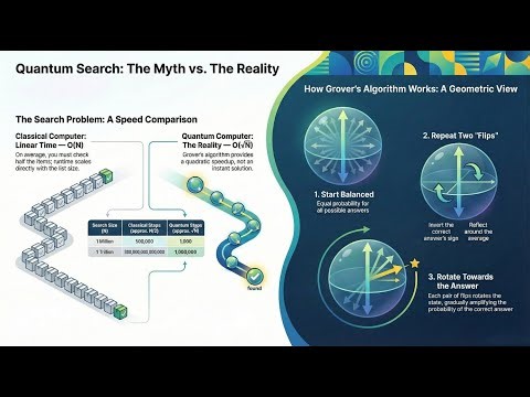THE QUANTUM SEARCH MYTH: Why Grover’s Algorithm Isn't "Instant" (But Still Mind-Blowing)