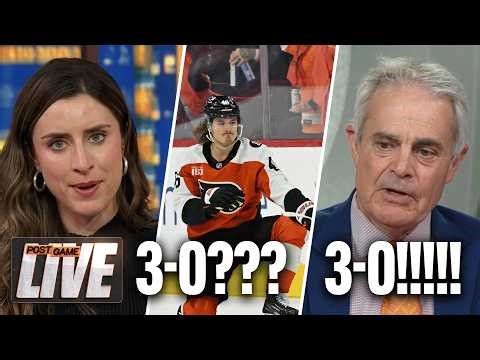 Flyers go up 3-0 on Penguins after emotional victory at home | Flyers Postgame Live