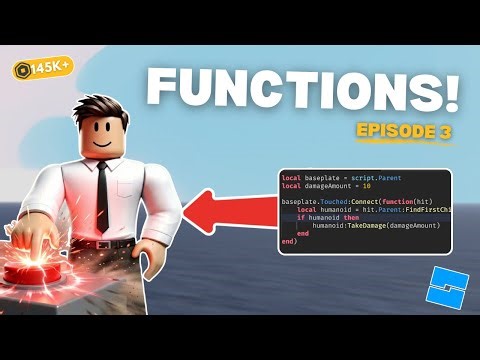 Roblox Coding Basics, Functions Explained for Beginners #episode3