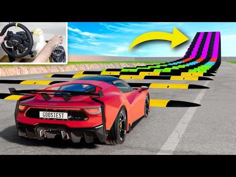 EXTREME SPEEDBUMPS CHALLENGE! - BeamNG