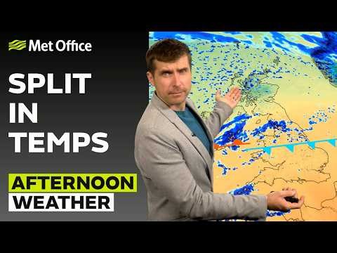 06/10/2026 - Rain in places - Afternoon Weather Forecast UK - Met Office Weather
