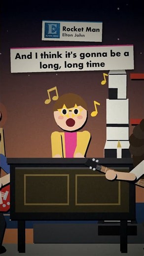 Elton John – Rocket Man, but it's a paper band at a rocket launch 🚀🎹 #shorts