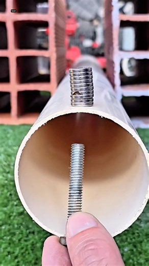 Put a Bolt Inside a Pipe